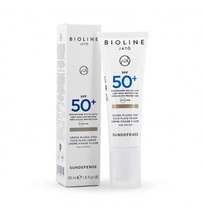 SPF 50+ VERY HIGH PROTECTION Face Fluid Cream Age Repair