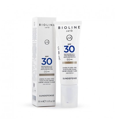 SPF30 High Protection Face Fluid Cream Age Repair